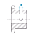 Dimension-Pignon simple alésé claveté.png