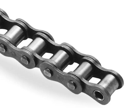 Chaine à rouleaux simple ASA 160-1 en acier au mètre