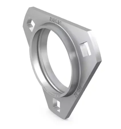 Corps de palier à applique triangulaire en tôle d'acier PFD-52 SKF