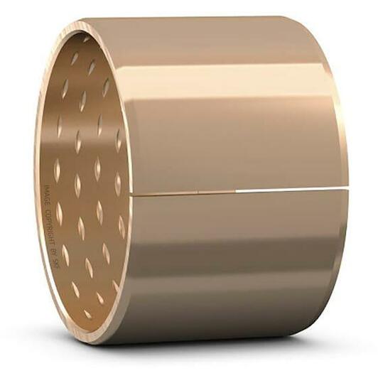 Coussinet droit en bronze roulé PRM-161815 SKF - 16x18x15