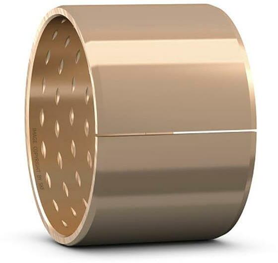 Coussinet droit en bronze roulé PRM-606550 SKF - 60x65x50