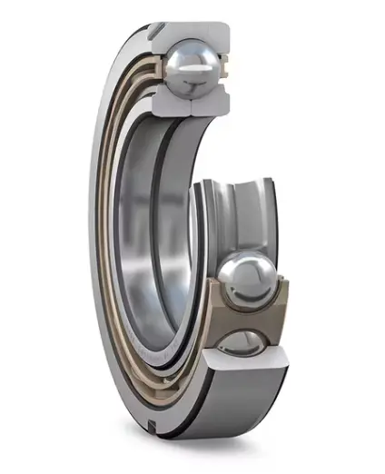 Roulement à billes à contact oblique QJ-215-N2PHAS/C2L SKF - 75x130x25