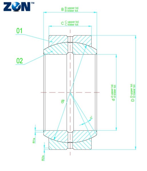 Rotule radiale GE31-ZO ZEN