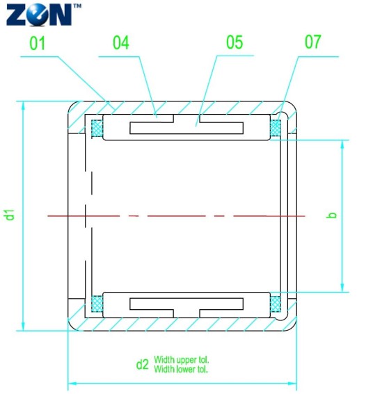 Roue libre HF1816 ZEN - 18x24x16