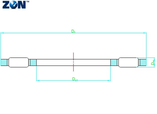 Cage à aiguilles axiales AX1022 ZEN