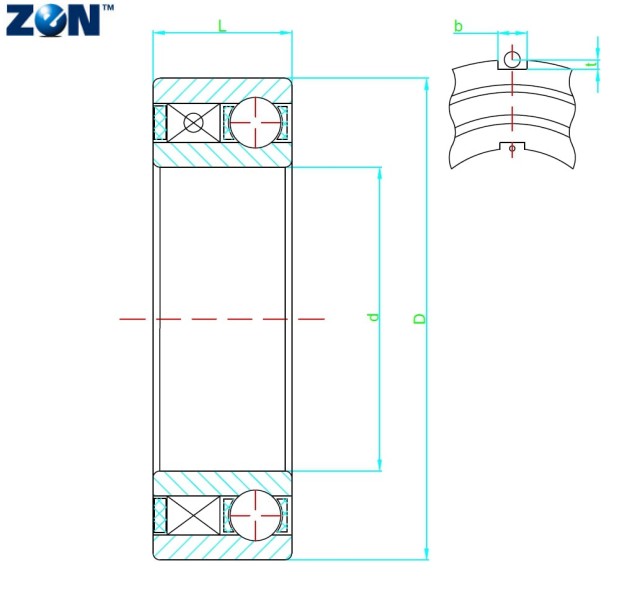 [CSK40PP] Roues libre CSK40-PP ZEN - 40x80x22