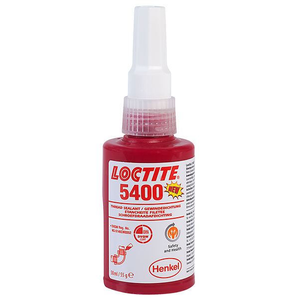 LOCTITE 5400 freinfilet moyen pour tuyauterie jusqu’à 3" - Pas dangereux - Flacon 50 ml