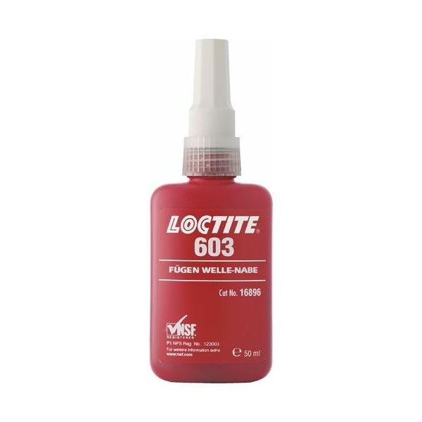 LOCTITE 603 colle Scelroulement pour fixation des pièces cylindriques - Flacon de 50 ml