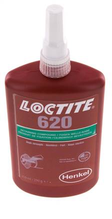 LOCTITE 620 colle de fixation forte résistance et température élévées - Flacon de 250 ml
