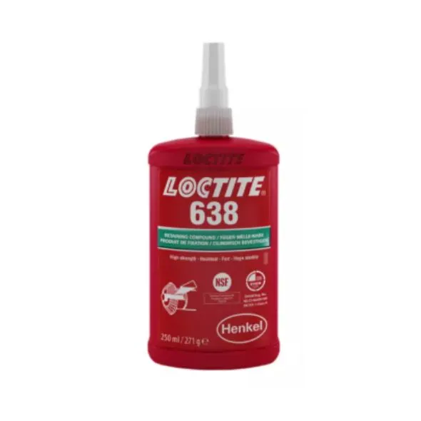 [1803042] LOCTITE 638 colle Blocpresse forte polyvalence et prise rapide - Flacon de 250 ml
