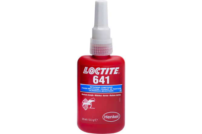 LOCTITE 641 colle scelroulement moyen pour démontage régulier - Flacon de 50 ml