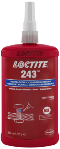 LOCTITE 243 freinfilet moyen pour usage général jusqu’à M36 - Flacon de 250 ml