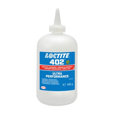 LOCTITE 402 colle cyano résistante à la température sur large gamme de substrats - Flacon de 500 g