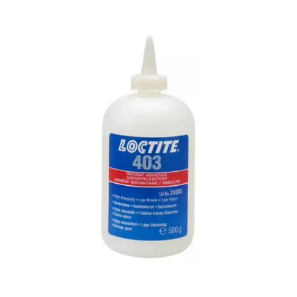 [230691] LOCTITE 403 colle cyano polyvalente pour surfaces absorbantes avec faible odeur - Flacon de 500 g
