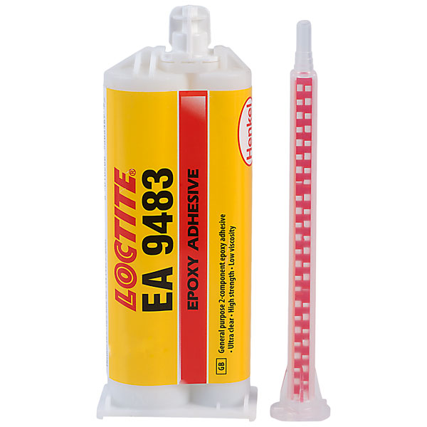 LOCTITE EA 9483 colle époxy transparente et résistance élevée - cartouche de 50 ml