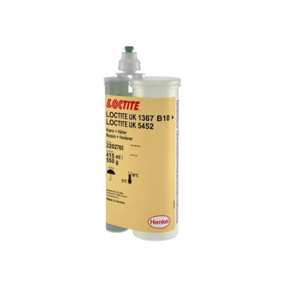 [2202765] LOCTITE UK 1367 B10 / LOCTITE UK 5452 colle pour métaux/ plastiques et mousses - Cartouche de 415 ml