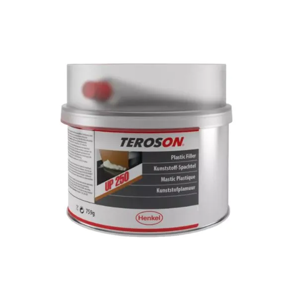 [2246518] TEROSON UP 250 mastic carrosserie pour réparation sur plastique - Pot de 759 g