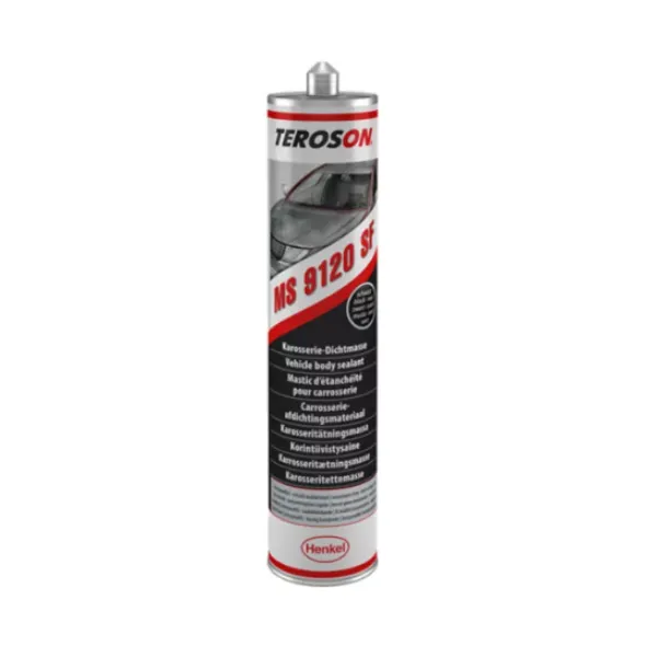 [1358214] TEROSON MS 9120 SF silicone d'étanchéité et de collage noir pour réparation de carrosserie - Cartouche de 310 ml