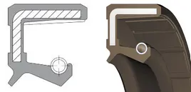 Bague d'etancheite 32x52x8 NBR