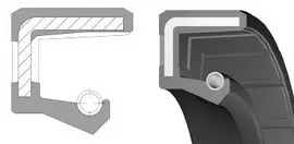 Bague d'étanchéité 33x52x6 NBR - Simple lèvre