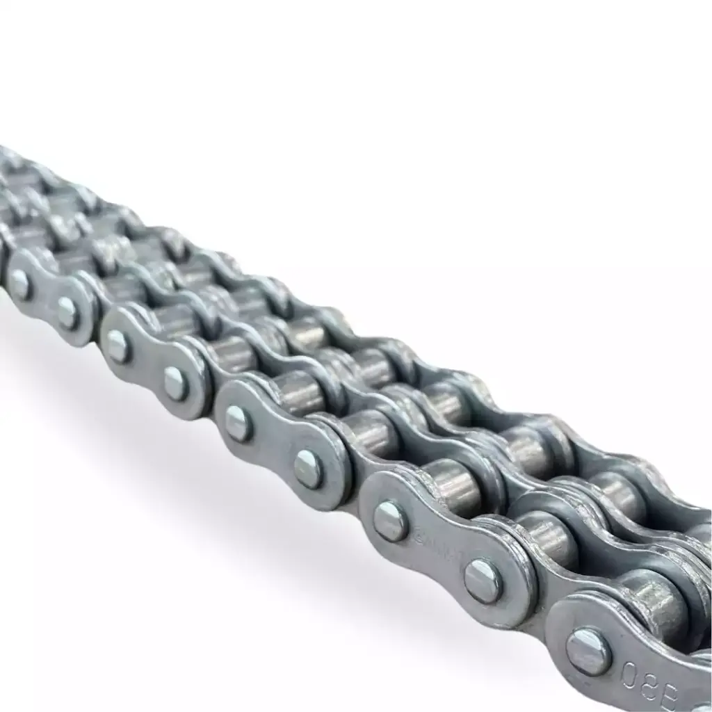 Chaine à rouleaux double ASA 40-2 en acier