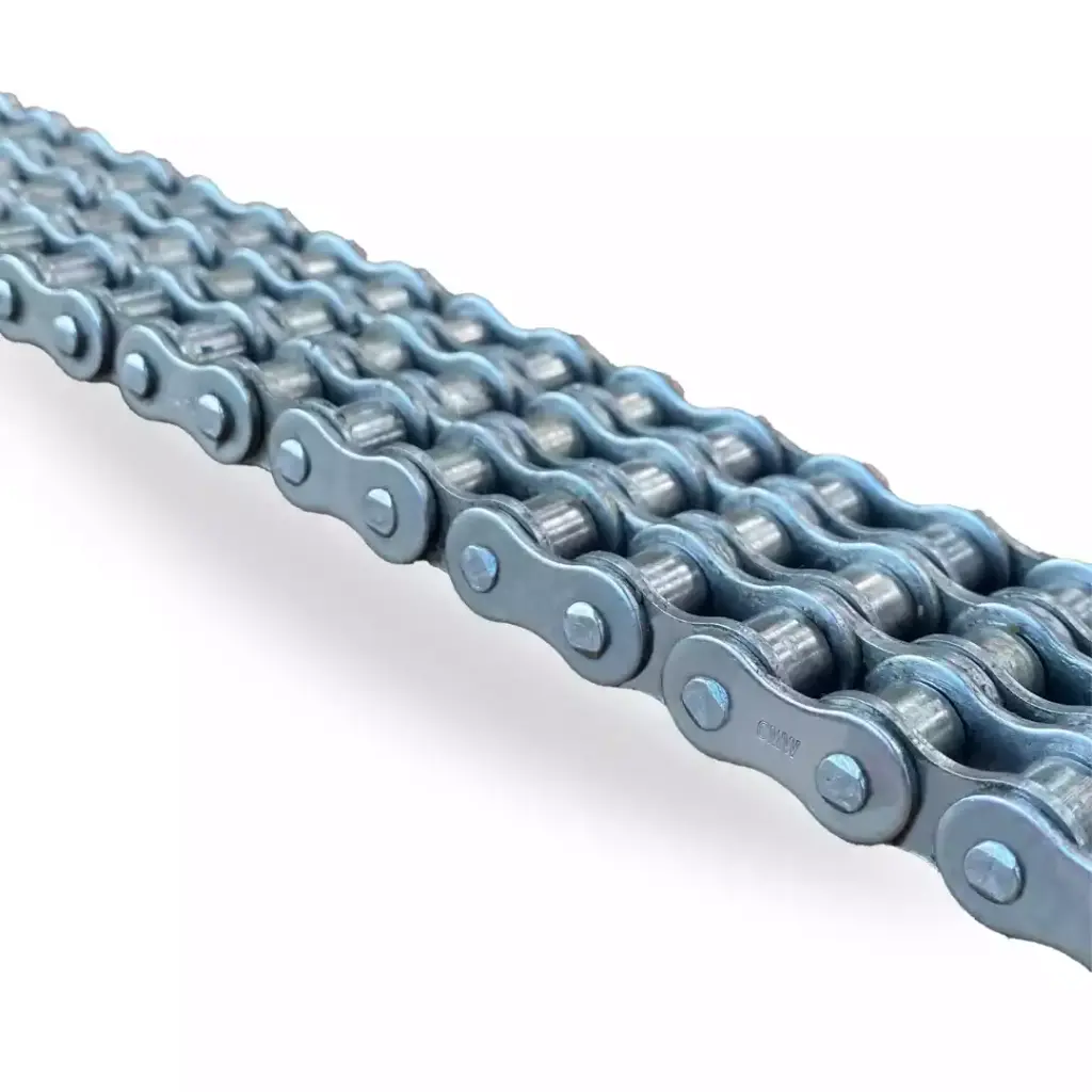 Chaine à rouleaux triple ISO 06B-3 en acier