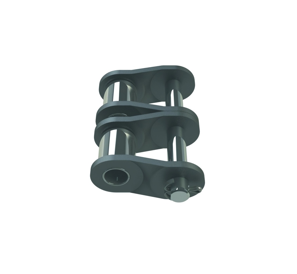Maillon coudé simple ASA 35-2 en inox 