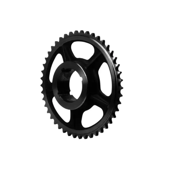 Roue fonte simple ISO 06B-1 - 114 dents à moyeu amovible type 1215