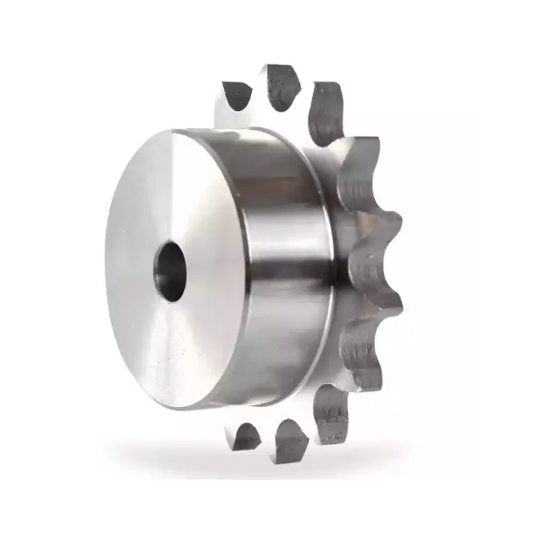 Pignon simple 10B-1 - 10 dents pré alésé inox