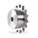 Pignon simple 10B-1 - 10 dents pré alésé inox
