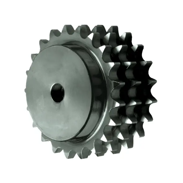 Pignon triple 10B-3 - 21 dents pré alésé acier