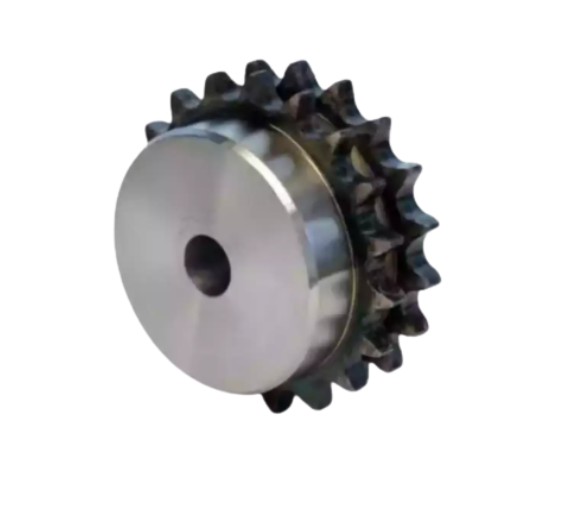 [ISO06B2] Pignon double 06B-2 - 20 dents - pré alésé Ø12 mm - denture traitée