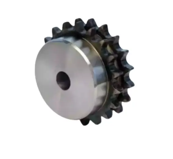 [ISO06B2] Pignon double 06B-2 - 22 dents - pré alésé Ø16 mm - denture traitée