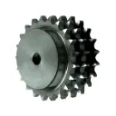 Pignon triple 16B-3 - 8 dents pré alésé acier