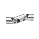 Joint de cardan double alésé – 6x13x63 mm – acier – Série légère    
