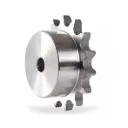 Pignon simple 16B-1 - 23 dents pré alésé inox