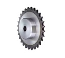 Pignon simple 16B-1 - 22 dents - pré alésé Ø20 mm - denture traitée