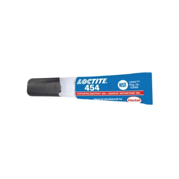 [303266] LOCTITE 454 colle cyano en gel antigoute  - Tube de 5 g