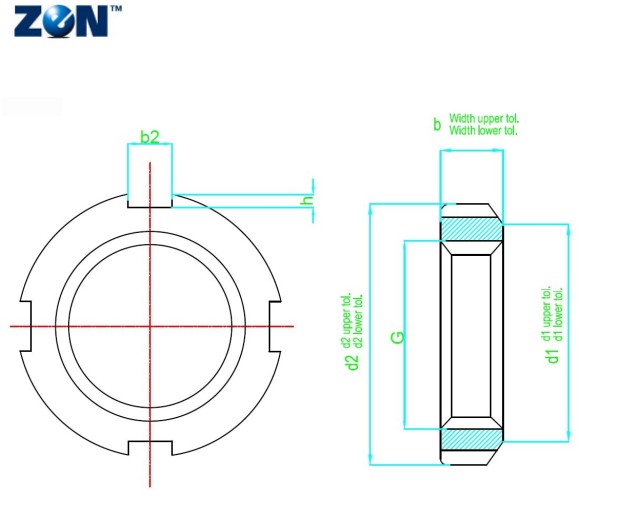 Ecrou de serrage SKM16 Inox ZEN