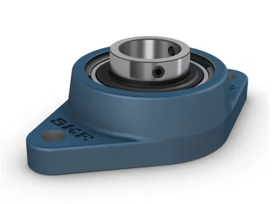 Palier complet à billes à applique ovale SKF FYTB 1. TF - 25,4x124x38,8 mm
