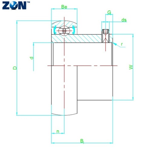 [SK001] Roulement auto-aligneurs SK001 ZEN