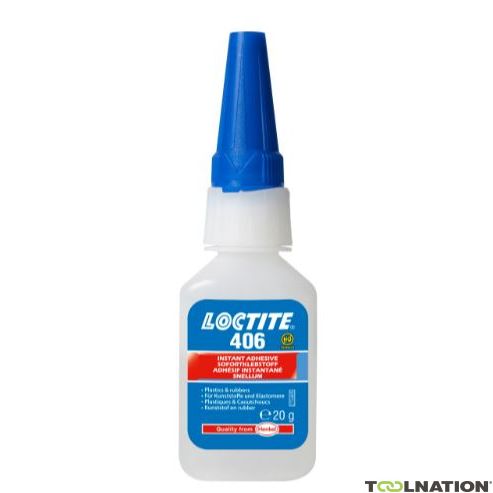 [1919334] LOCTITE 406 colle cyano pour plastiques et élastomeres - Flacon de 20 g