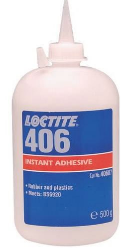 [142581] LOCTITE 406 colle cyano pour plastiques et élastomeres - Flacon de 500 g