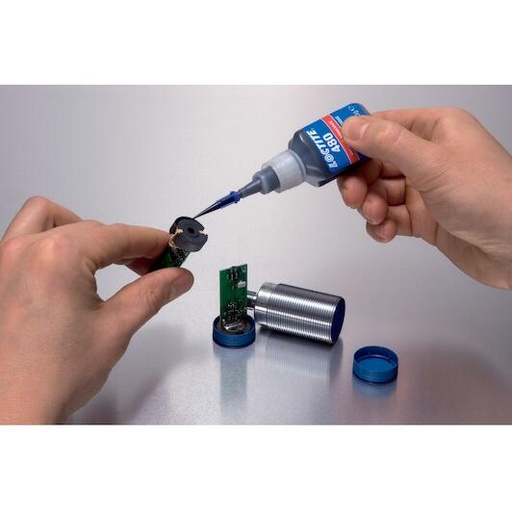 [231018] LOCTITE 480 colle cyano pour métaux/ caoutchoucs et aimants dans les environnements humides - Flacon de 500 g