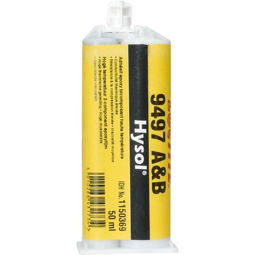 [2053740] LOCTITE EA 9497 colle époxy resistante aux températures élevée avec une conductivité thermique - Cartouche de 50 ml
