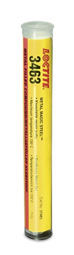 [396914] LOCTITE EA 3463 mastic de réparation chargé en acier pour réparation d'urgence - Tube  50 g 