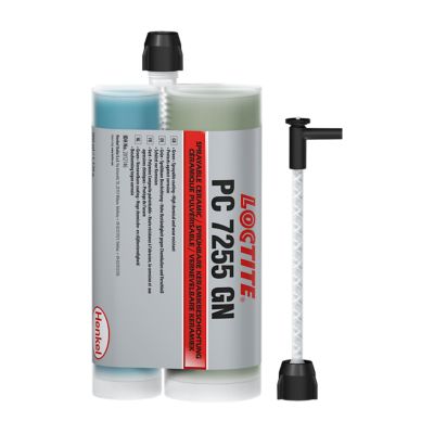 [2389172] LOCTITE PC 7255 A&B revêtement de surface ultra-lisse vert - Cartouche de 1.125 ml