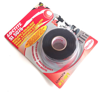 [1808110] LOCTITE SI 5075 ruban adhésif Black pour réparations temporaires - Bobine de  4.27 m