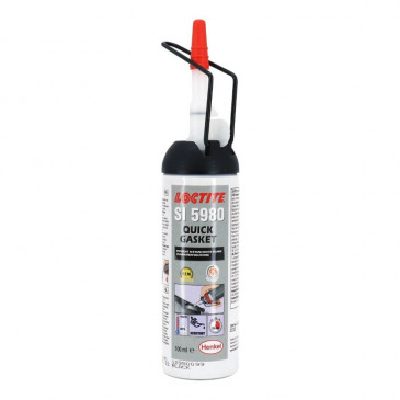 [2327037] LOCTITE SI 5980 joint d'étanchéité plane noir pour surfaces planes et jeux importants - Cartouche de 100 ml