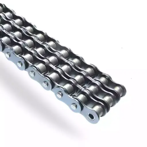 [CRT190NI] Chaine à rouleau triple ISO 12B-3 en nickelé au mètre 